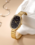 Shein - Vintage Small Round Women's Watch, Elegant And Versatile Quartz Watch
