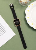 Shein - Minimalist Square Pointer Quartz Watch