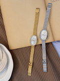Shein - 1 Piece Of New Fashion Gold Bracelet Women's Watch Retro Luxury Fashion Simple Temperament Light Luxury Elegant Versatile Watch Women's Quartz Watch