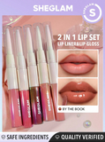 SHEGLAM Lip Rules Liner & Gloss Pen-Golden Rule 2-In-1 Moisturizing Liquid Lipstick By The Book