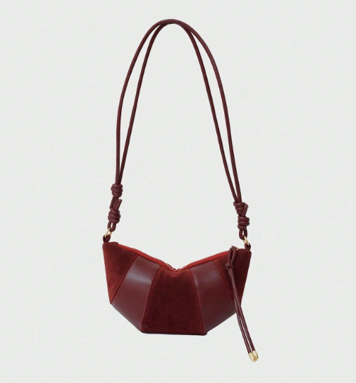 Shein - Suede Women's Trendy Diagonal Shoulder Bag