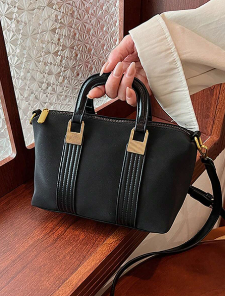 Shein - New Fashion Versatile Commuter Hand-Held Shoulder Crossbody Bag