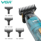 VGR - Premium Hair Trimmer V961 - Transparent Trimmer IPX7