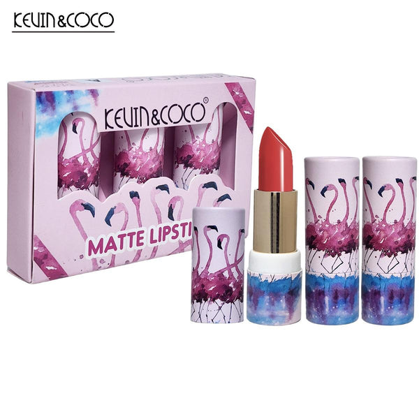 Kevin&Coco -  3pcs Matte Lipstick