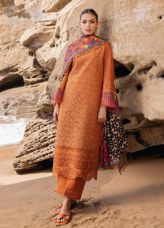 Zainab Chottani Embroidered Lawn Unstitched 3 Piece Suit - ZC24CL 4A NAYSA