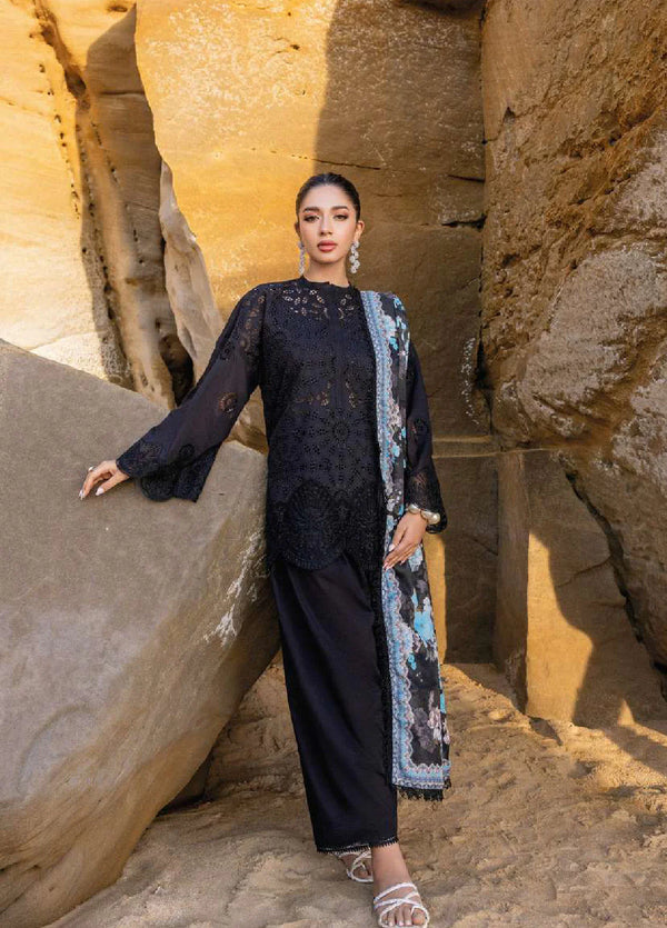 Zainab Chottani Embroidered Lawn Unstitched 3 Piece Suit - ZC24CL 5B KANZA