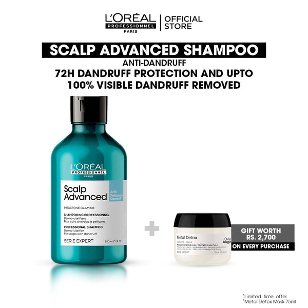 L'Oreal Professionnel Serie Expert Scalp Advance Shampoo 300 ML - For Anti Dandruff