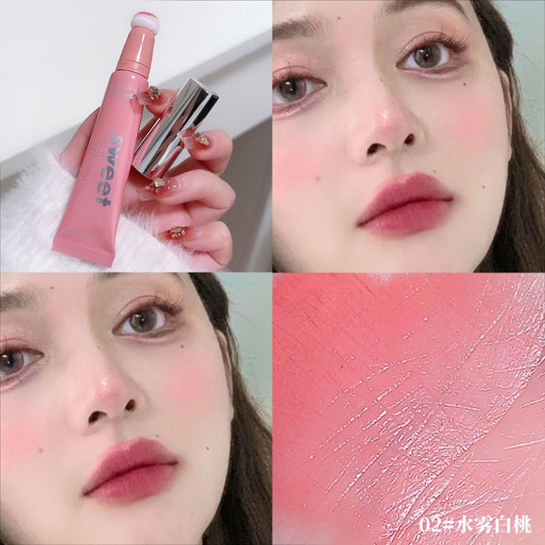 Miss Lara - New Sweet Matte Cheek Cream Liquid Tube Blush-02