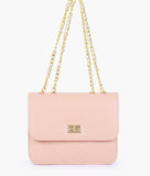 RTW - Baby Pink Quilted Chain Cross-Body Bag