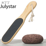 Colourme - Julystar Wooden Foot Scrubber 2 Sided - Foot Callus Remover for Women and Men