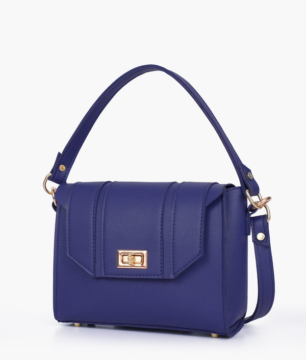 RTW - Dark blue compact top-handle cross-body bag