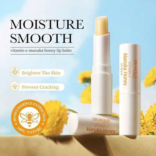 BIOAQUA - Vitamin E Manuka honey LIP BALM For Girls & Women 2.7g BQY30205