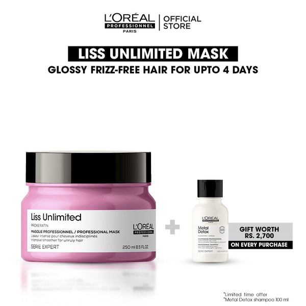 L'Oreal Professionnel - Serie Expert Liss Unlimited Mask 250 ML - For Frizzy & Unruly Hai