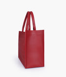 RTW - Maroon box tote bag