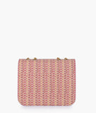 RTW - Maroon Woven Chain Cross-Body Bag