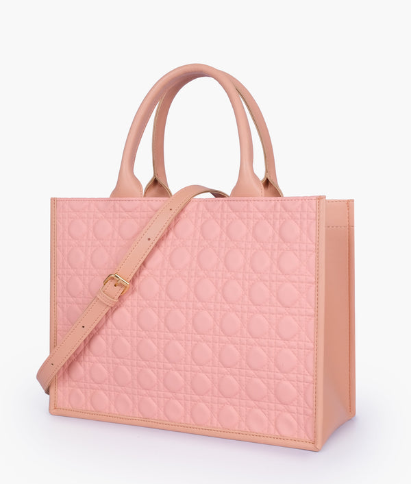 RTW - Peach box tote bag