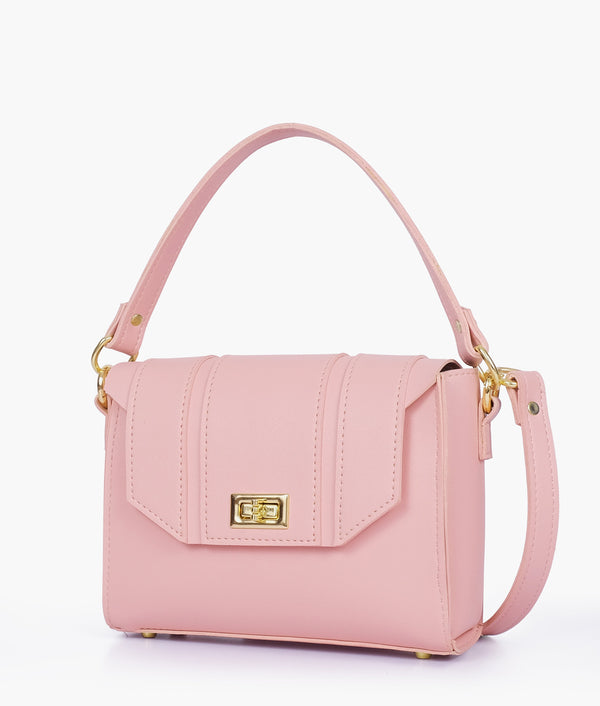 RTW - Pink compact top-handle cross-body bag