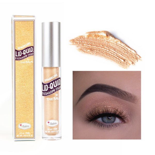 The Balm- Lid- Quid Sparkling Liquid Eyeshadow- Champagne