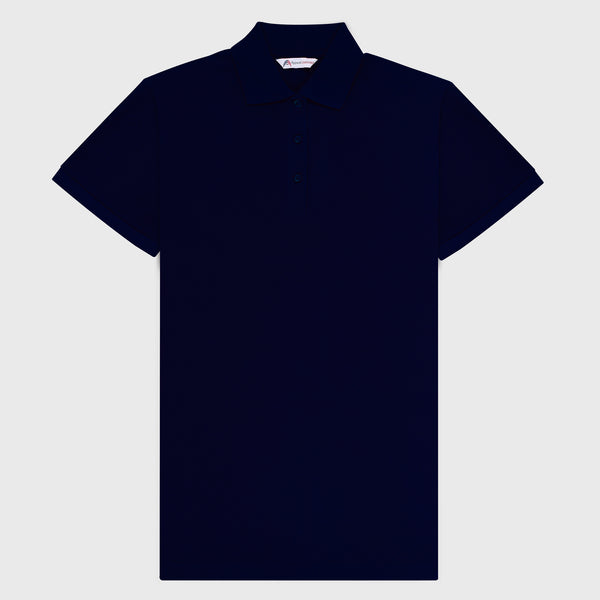 Vybe Basic Polo- Navy Blue