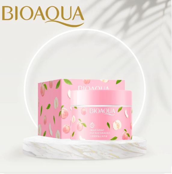 BIOAQUA - Peach Glowing moisturizer peeling cream 140g BQY72646/BQY07803