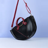 Shein - Quilted Baguette Bag Decorated With A Bow  Black