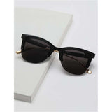 Shein - Browline Frame Sunglasses
