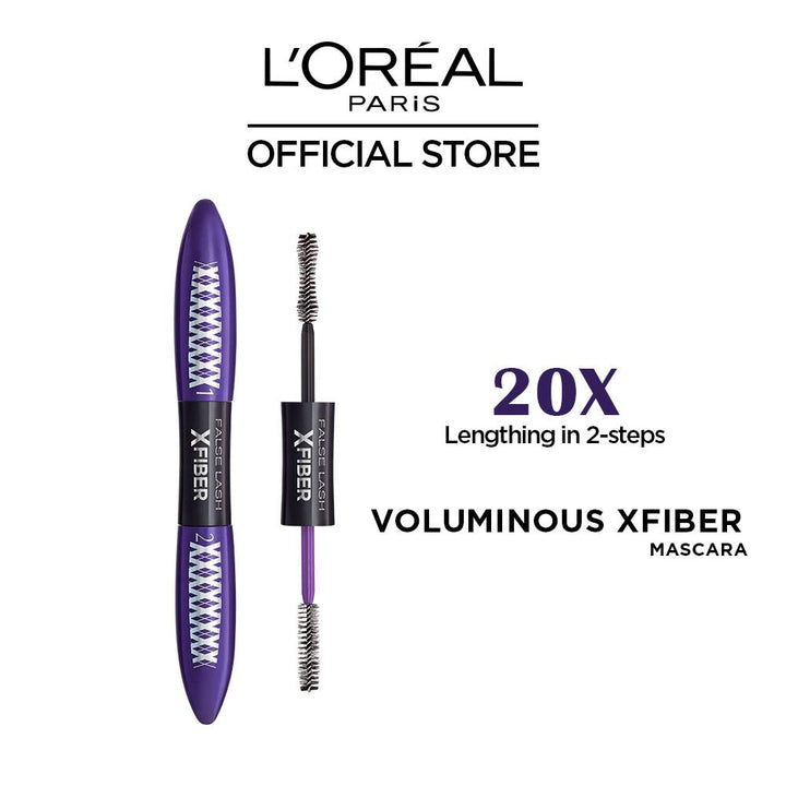 LOreal Paris False Lash Superstar X Fiber Mascara Black