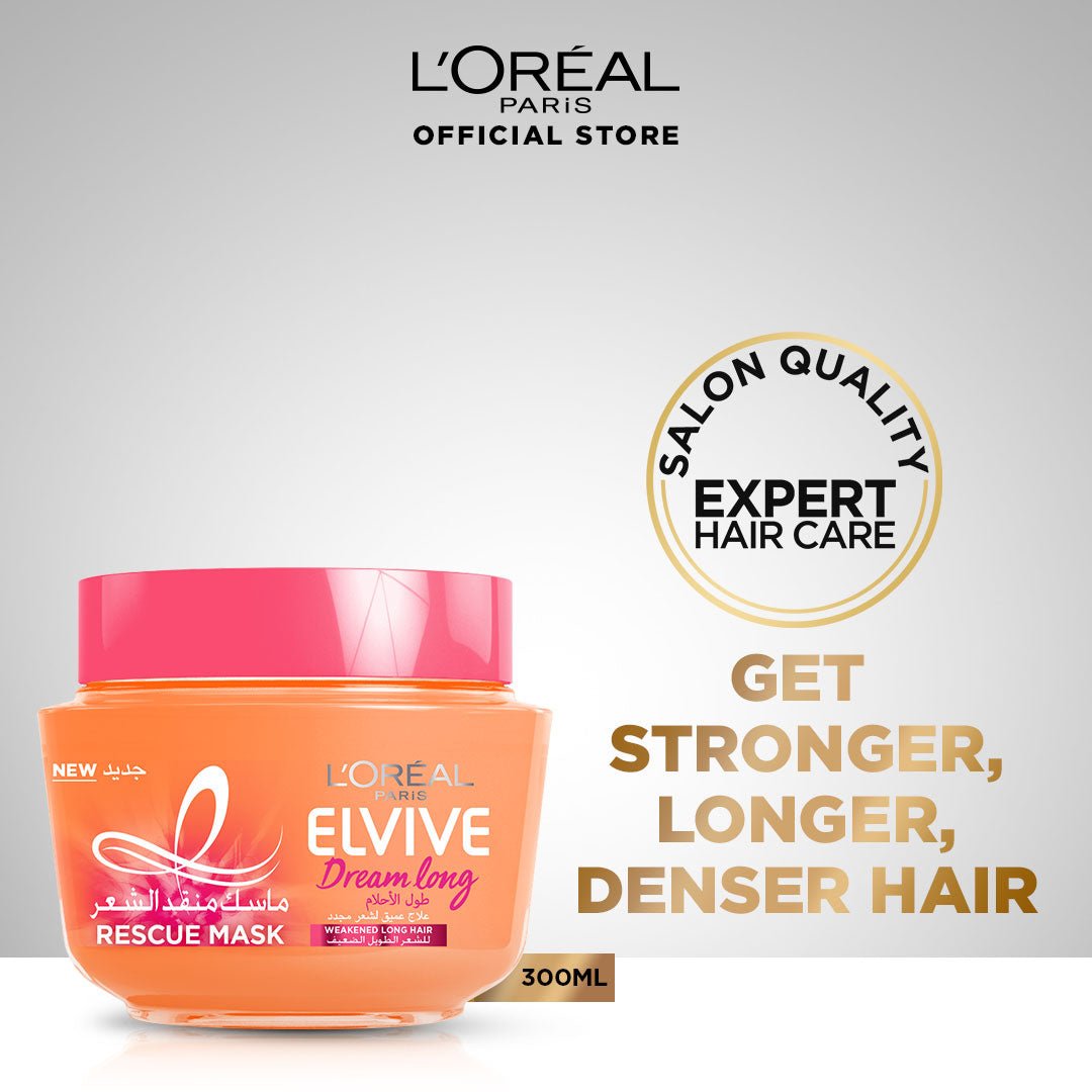 Dream Long L'Oreal Paris- Elvive Dream Long Mask 300 ml - For Longer & Stronger Hair