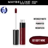 Maybelline New York- Sensational Liquid Matte Lipstick - 02 Soft Wine