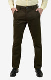 Ignite- Olive Stretchable Dye Over Chino for Men