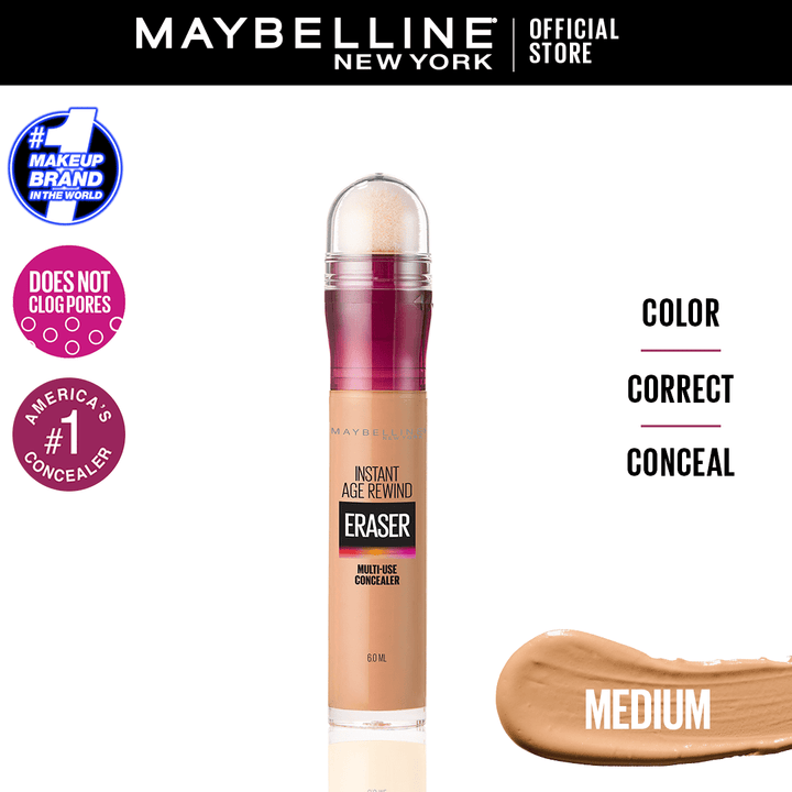 Maybelline New York- Instant Age Rewind Eraser Dark Cicles Concealer Treatment 130 Medium