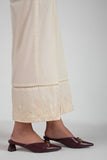 Sapphire-Embroidered Cotton Culottes