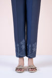 Sapphire -  Embroidered Cotton Pants
