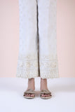 Sapphire -  Embroidered Raw Silk Culottes