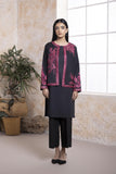 Sapphire- Embroidered Cotton Satin Jacket