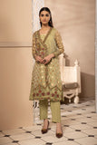 Sapphire - Embroidered Organza Jacquard Suit