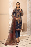 Sapphire - Embroidered Net Suit