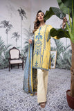 Sapphire 2 Piece - Embroidered Silk Suit lime Yellow