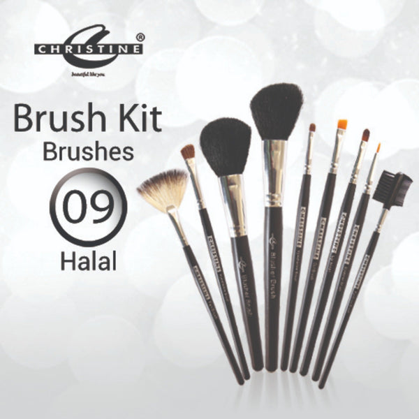 Christine- Small Brush Kit Set - 9 Pieces