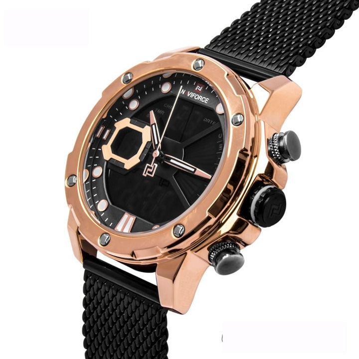 Naviforce- Reloj Elegante Acuatico Nf9172M