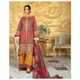 Keshia- Baltic Amber 3 Piece Embroidered Unstitched Lawn