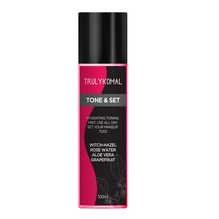 Truly Komal- Tone & Set – Hydrating Toning Mist, 100ml