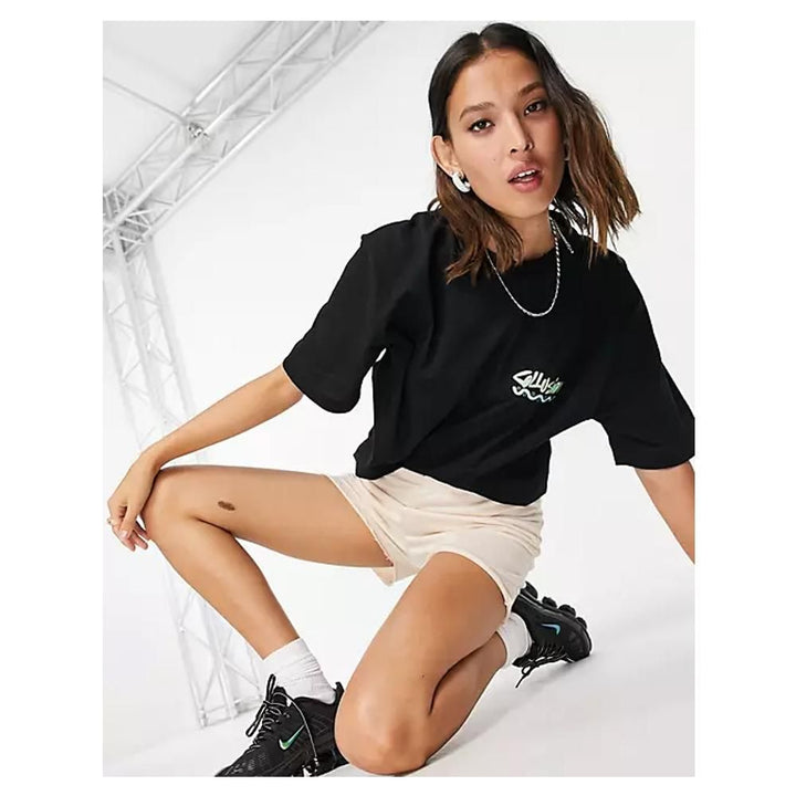 Asos- Collusion 80s C Collusion Oversized T-Shirt In Black