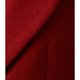 Koton- Pocket Detailed Coat - Claret Red