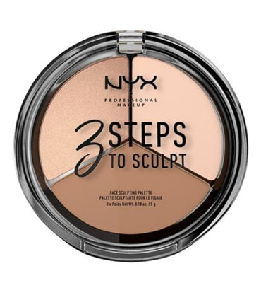 NYX Professional Makeup 3 Steps To Sculpt Face Sculpting Palette 01 Fair by LOreal CPD priced at #price# | Bagallery Deals