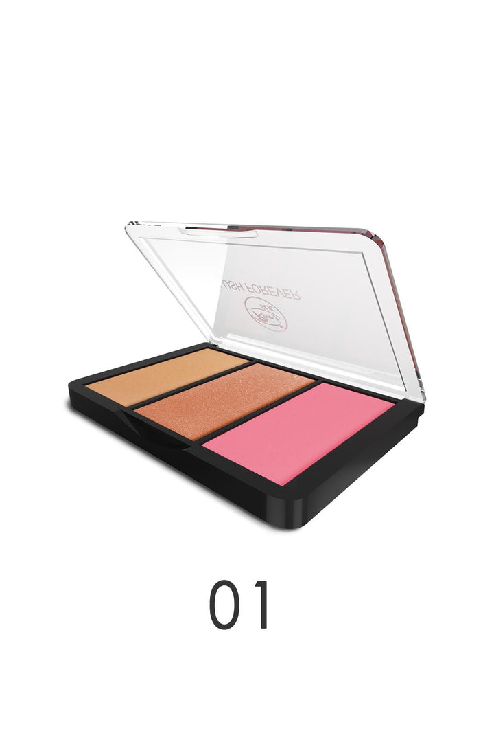 Rivaj- Ds-343 (01) Forever 3 Blusher Kit