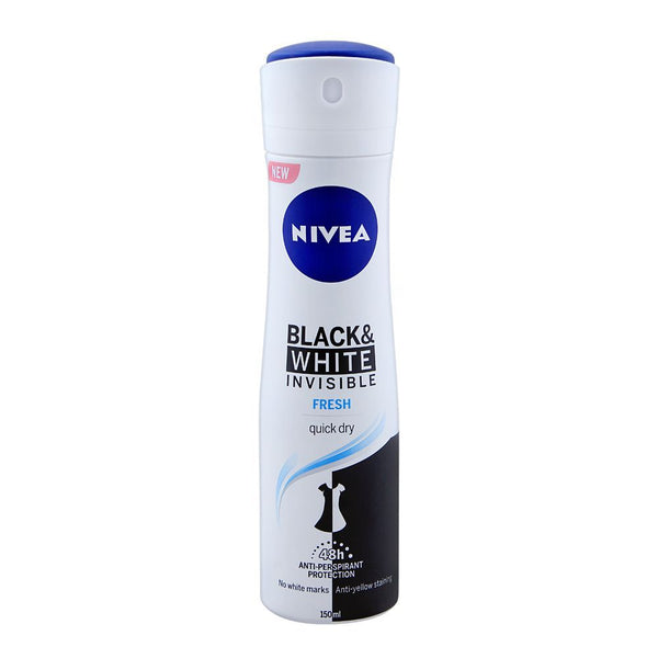 Nivea- Body Spray 150ML Black & White Fresh