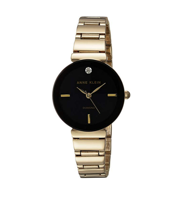 Anne Klein- Womens Gold Dial Metal Band Watch by Bagallery Deals priced at #price# | Bagallery Deals