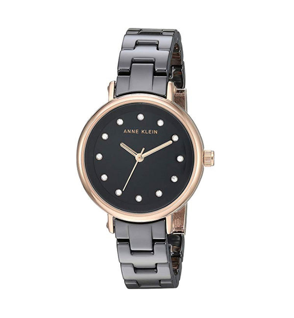 Anne Klein- Womens Quartz Watch, Analog Display and Ceramic Strap