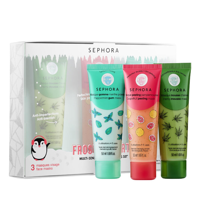 Sephora Collection- Frosted Party Multi - Sensorial Face Mask Set